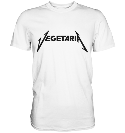 VEGETARIA Premium T-Shirt Unisex Weiss
