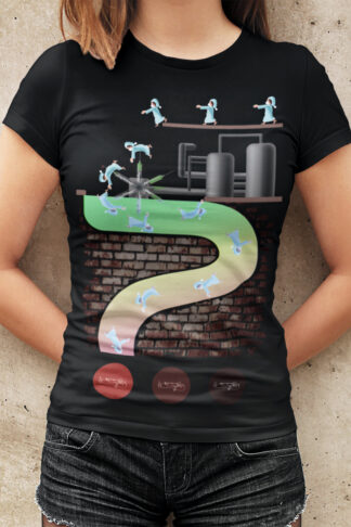 Impfwahn Damen-Premium-T-Shirt Vorne