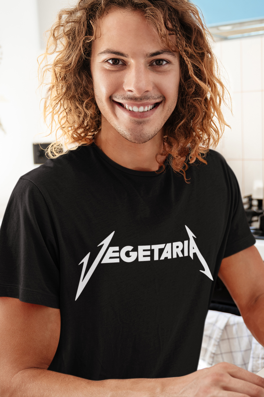 VEGETARIA Premium T-Shirt Unisex schwarz