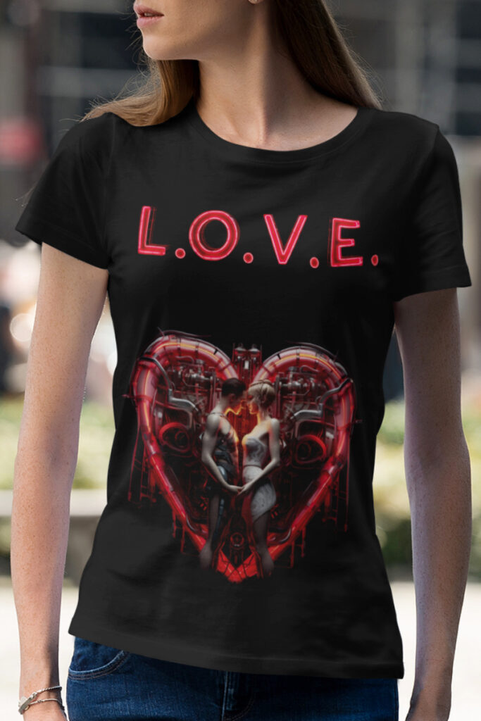 Cyberpunk LOVE-T-Shirt