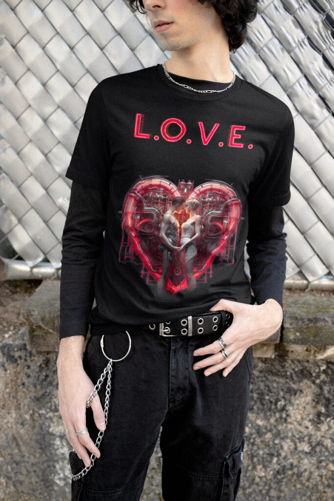 Cyberpunk LOVE-T-Shirt