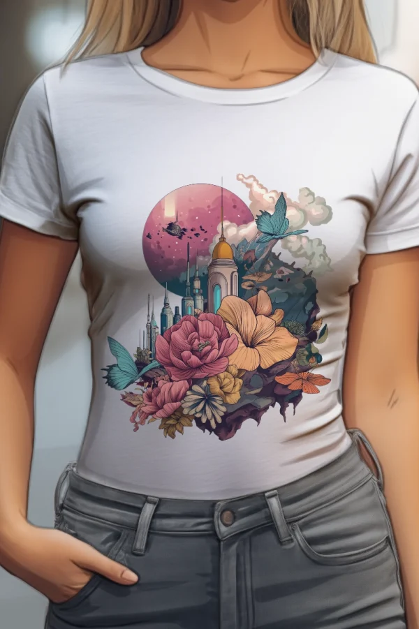 utopia-girl-shirt-weiss-zoom Utopia - Damen Premium T-Shirt